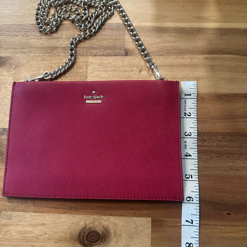 Kate Spade Shoulder| Crossbody Bag with Gold Chain - Picture 7 of 9